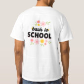 Retour à l'école Retour à moi T-shirt (Dos)