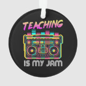 Retour à l'école Rétro Enseigner est mon truc 80s (dos)