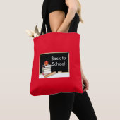 Retour à l'école Sac fourre-tout du livre rouge (De près)