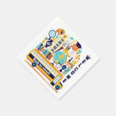 Retour à l'école serviettes en papier (Coin)