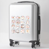 Retour à l'école Stickers Halloween Assortiment (Sur valise)