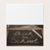 Retour à l'école sur un tableau d'école ancien (Outside Unfolded)