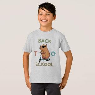 Retour à l'école T-shirt avec l'ours Merveilleux