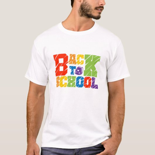 retour à l'école t-shirt design (Devant)