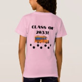 Retour à l'école T-shirt fille (Dos)