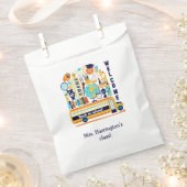 Retour à l'école texte personnalisé pour les sacs (Coupé)