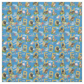 Retour À L'École Tissu ABC (Échantillon)