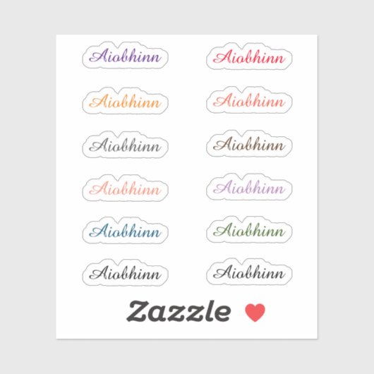 Retour à Stickers Nom de l'école (Feuille)