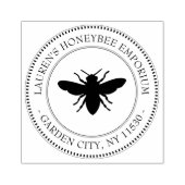 Retour Adres Stempel  Honey Bee (Afrduk)