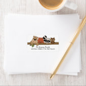 Retour Adresse Étiquettes │ Animaux forestiers (En situation)