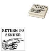 Retour afzender 	rubberstempel (Gestempeld)