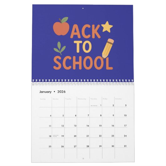 Retour au calendrier scolaire (Jan 2026)