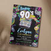 Retour aux années 90 80 Anniversaire Invitation de