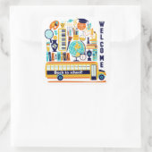 Retour aux autocollants scolaires (Sac)