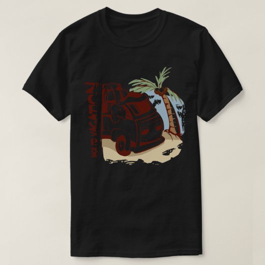 Retour aux vacances TShirt (Design devant)