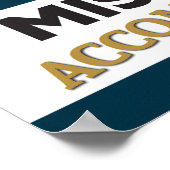 Retour avec honneur Accueil Accueil Poster mission (Coin)