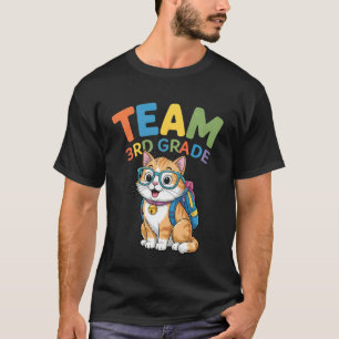 Retour Cat T-Shirts Équipe 3e Garçons Filles École
