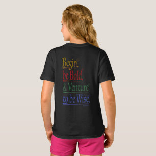 Retour - Citation Magique Horace Enfants T-shirt