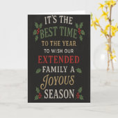 Retour de la carte de voeux Noël (Fleur jaune)