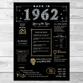 Retour En 1962 Poster Imprimable, 1962 Symbole D'A