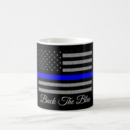 RETOUR LE BLEUE SOUTIEN POLICE CAFÉ MUG (Centre)
