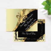 Retour, or mariage faveur merci tag (Bureau)