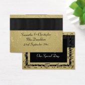 Retour, or mariage faveur merci tag (Bureau)