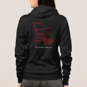 Retour ritssluiting hoodie (Achterkant)