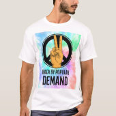 Retour sur demande | T-shirt Tie-Dye avec signe de (Devant)