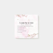 Retour Visite Post-it Note 01 (Devant)