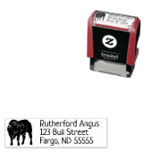 Retouradres Angus Bull Zelfinktende Stempel (In situ)