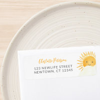 Retouradres Baby Shower Zonnestraal