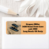 Retouradres Beach Life Flips Etiket (Insitu)