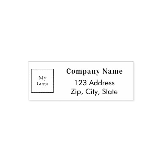 Retouradres bedrijfsnaam  zelfinktende stempel (Design)