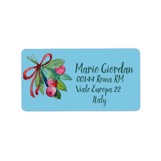 Retouradres Berry Bundle w Red Green Etiket (Voorkant)