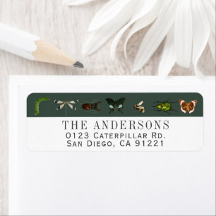 Retouradres Bugs & Insecten Etiket