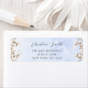 Retouradres geslachtsonafhankelijke baby shower in etiket