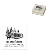 Retouradres gezinscabine 	rubberstempel (Gestempeld)