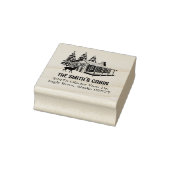 Retouradres gezinscabine 	rubberstempel (Stempel)