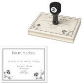 Retouradres Groot Stam Rubberstempel (Gestempeld)