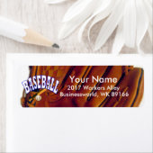 Retouradres honkbalfan etiket (Insitu)