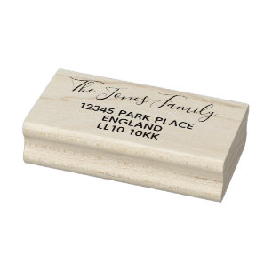 Retouradres Houden Rubber Stempel
