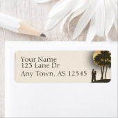 Retouradres Island Paradise Etiket (Insitu)