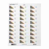 Retouradres label gestippeld Delight (Full Sheet)