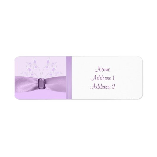 Retouradres Label Lavender Lane (Voorkant)