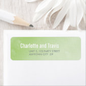 RETOURADRES LABELS : ombre waterverf groen (Insitu)