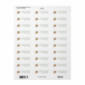 Retouradres marktthema voor landbouwers etiket (Full Sheet)