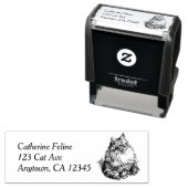 Retouradres met CAT Zelfinktende Stempel (In situ)