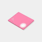 Retouradres nr. 2 post-it® notes (Schuin)