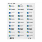 Retouradres | Professionele aangepaste Logo Etiket (Full Sheet)